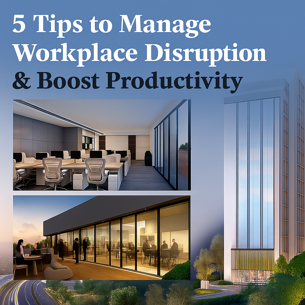 5 tips to manage workplace disruption & boost productivity